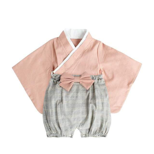 Kimono Style Baby Romper