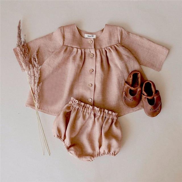Baby Long Sleeve Vintage Outfit