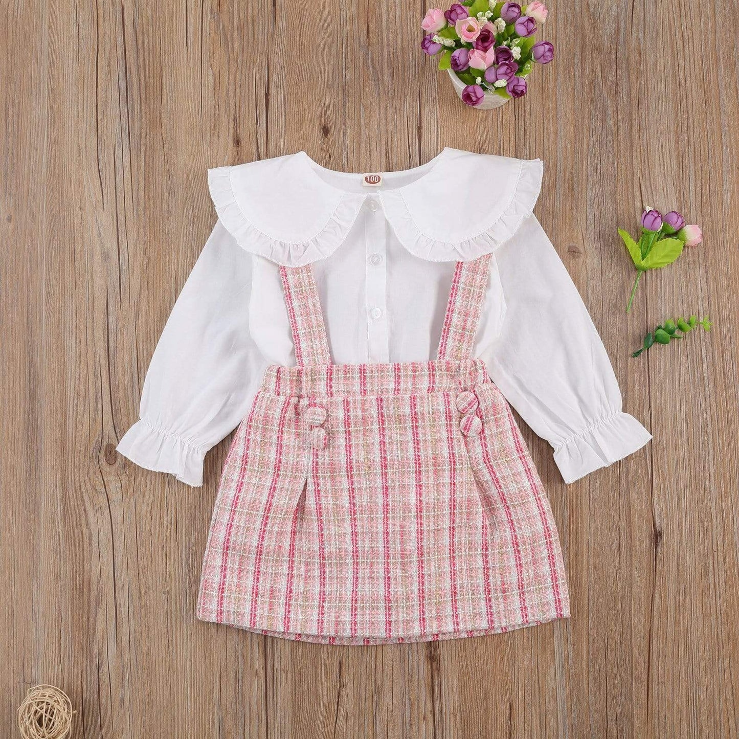 Girl Peter Pan Collar Outfit