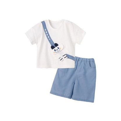 2 Pcs Short Sleeve Outfit
