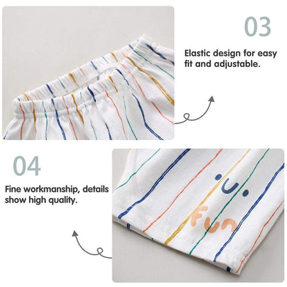 2 Pcs Short Sleeve Outfit