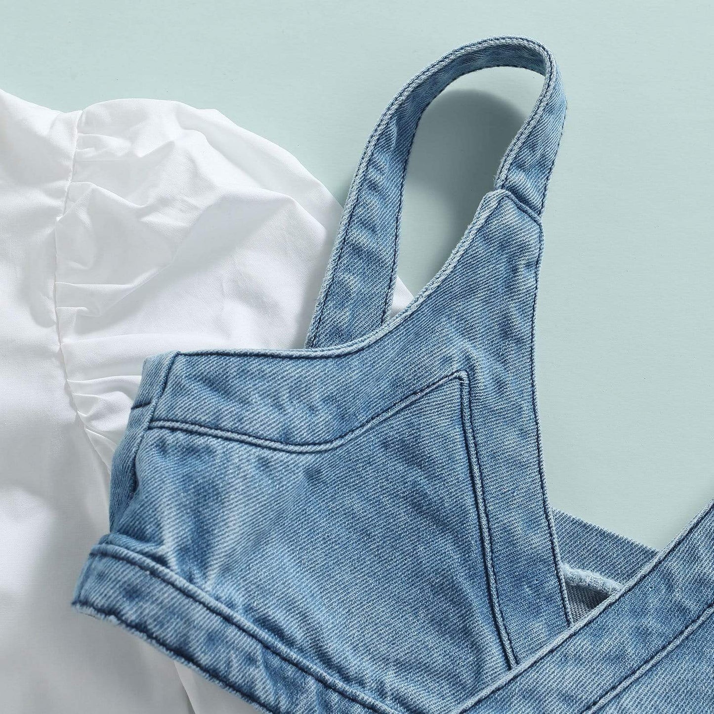 Denim Vest and Ripped Jeans Outfit