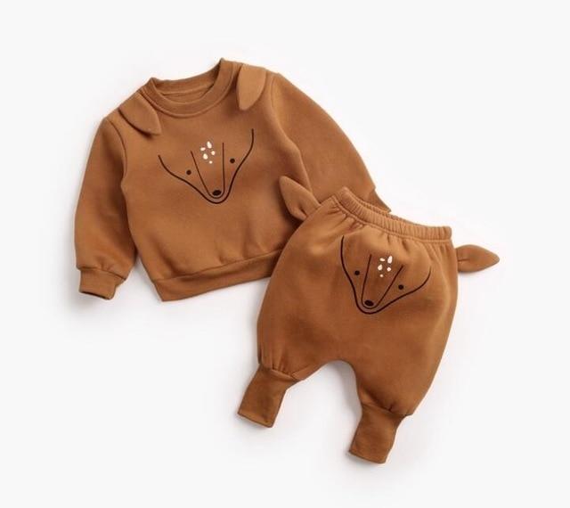 Baby Animal Sweatshirt Outfit