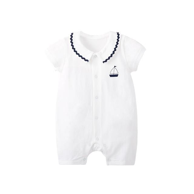 Sailor Collar Romper