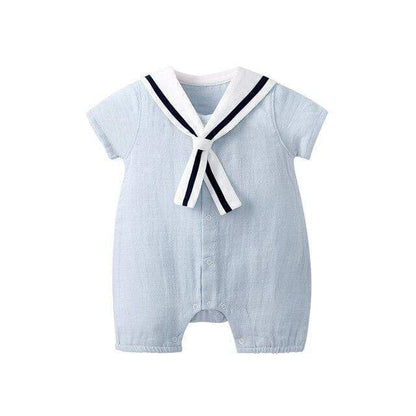 Sailor Collar Romper
