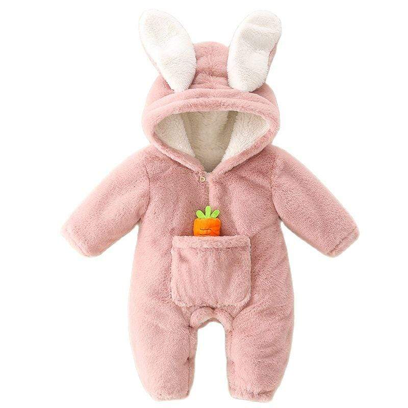 Baby Carrot Rabbit Romper