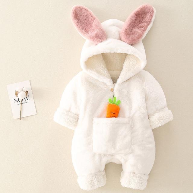 Baby Carrot Rabbit Romper