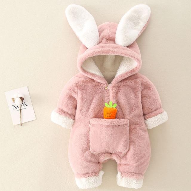 Baby Carrot Rabbit Romper