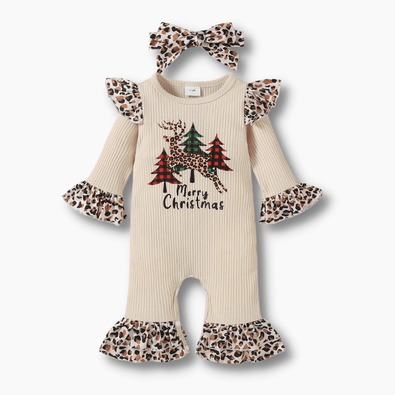 Baby Christmas Romper and Headband