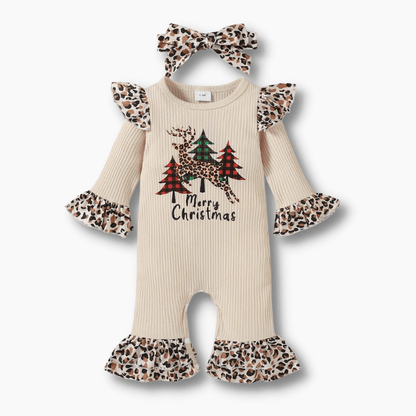 Baby Christmas Romper and Headband
