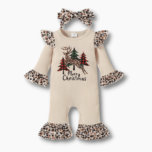 Baby Christmas Romper and Headband