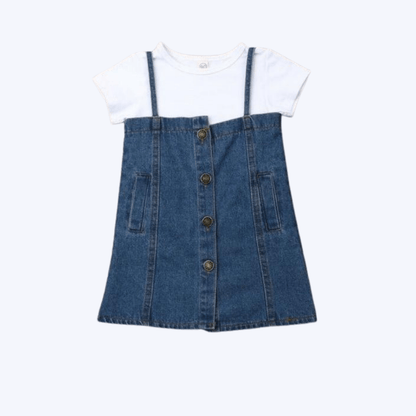 Baby Denim Dress Set