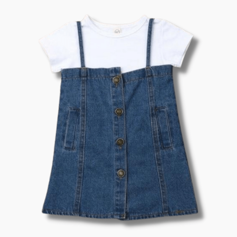Baby Denim Dress Set