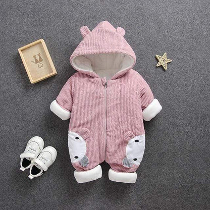 Hooded Baby Jumpsuit