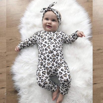Baby Heart Print Romper