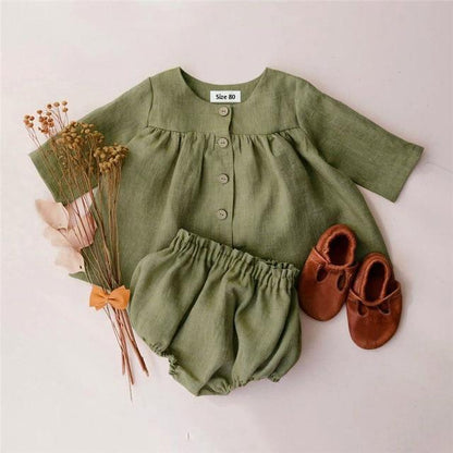 Baby Long Sleeve Vintage Outfit