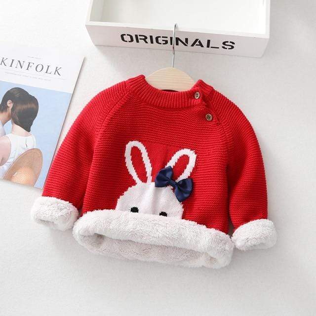 Bunny Embroidery Sweater