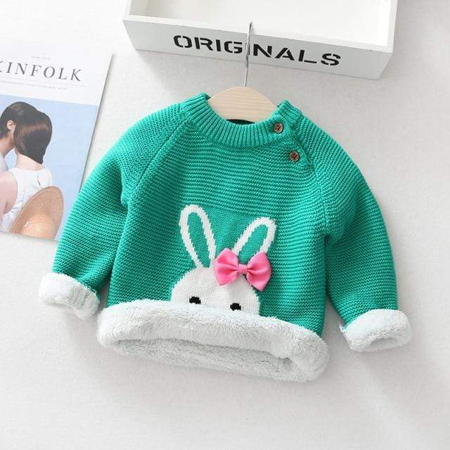 Bunny Embroidery Sweater