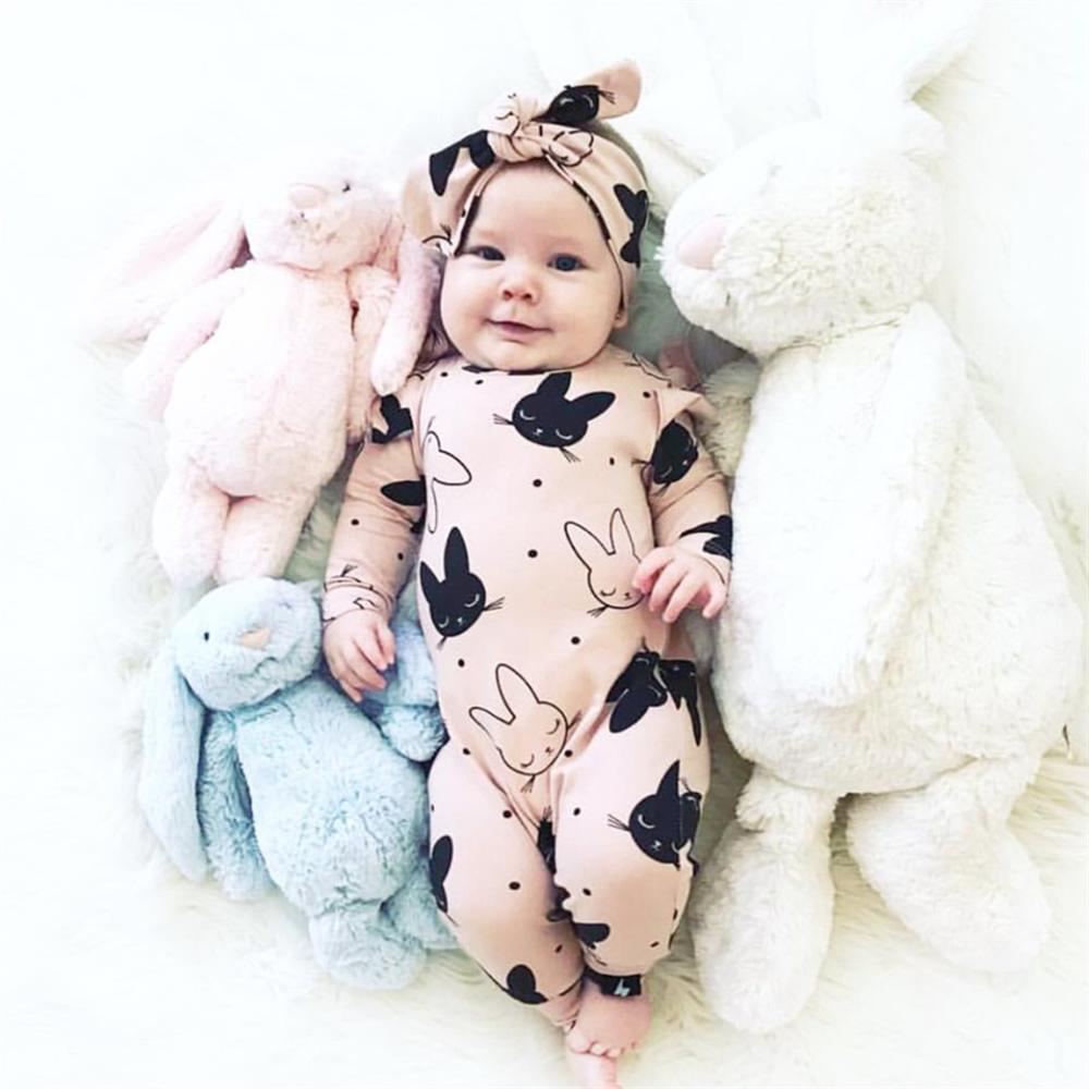 Bunny Print Romper