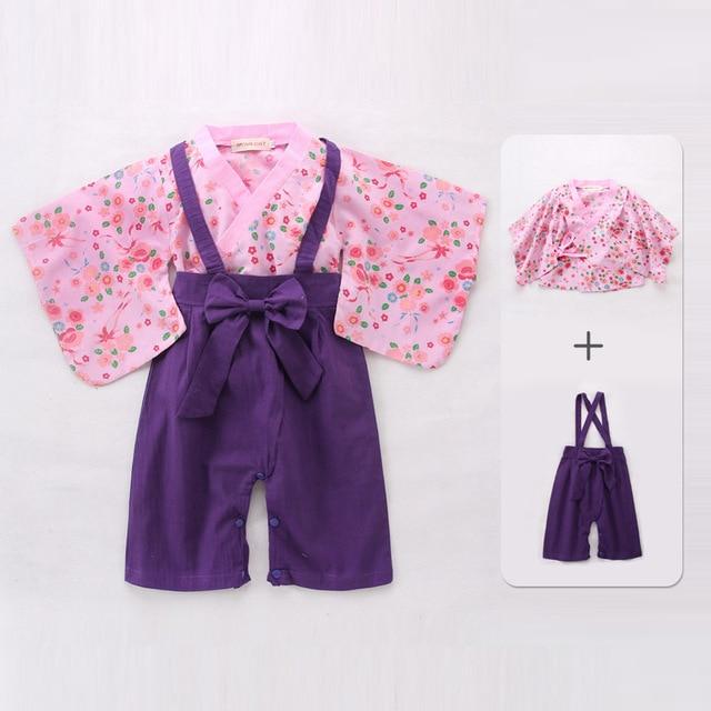 Cherry Blossom Kimono Suit