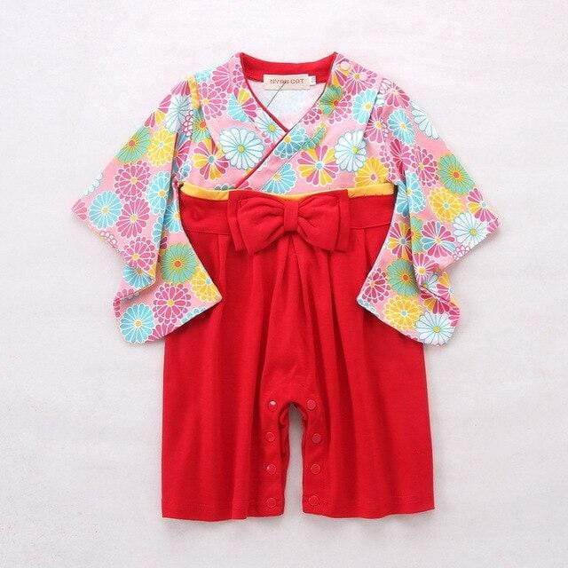 Cherry Blossom Kimono Suit