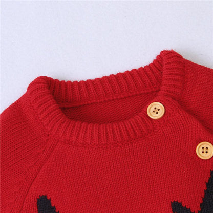 Baby Christmas Reindeer Romper