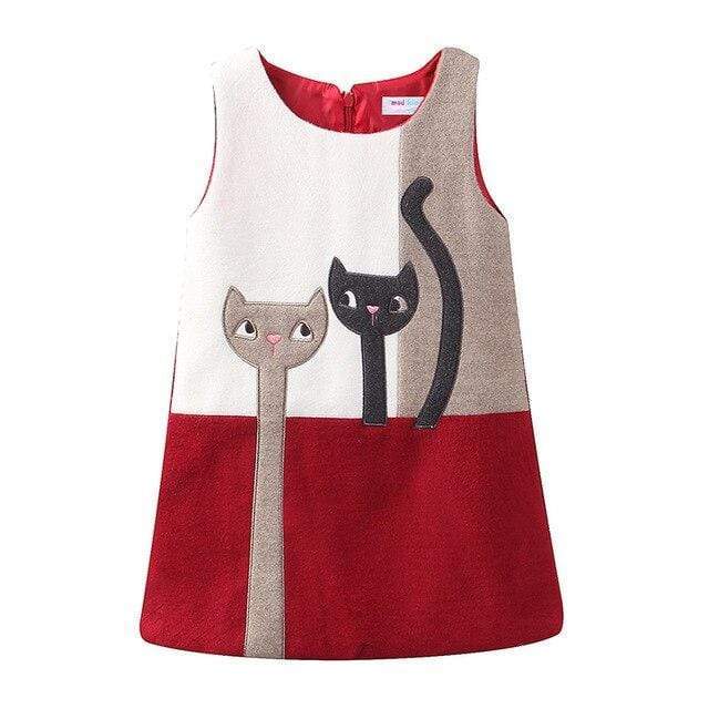 Cute Cats A-Lined Dress