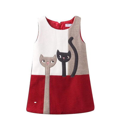 Cute Cats A-Lined Dress