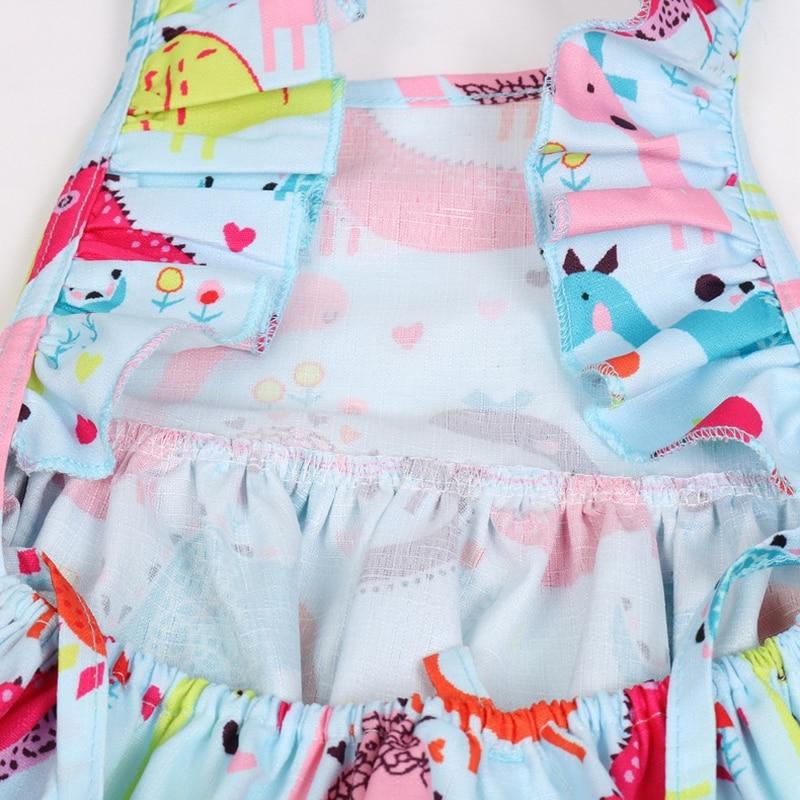 Cartoon Dinosaur Print Dress