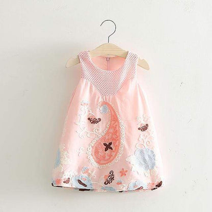 Embroidery Tank Dress