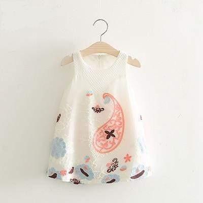 Embroidery Tank Dress