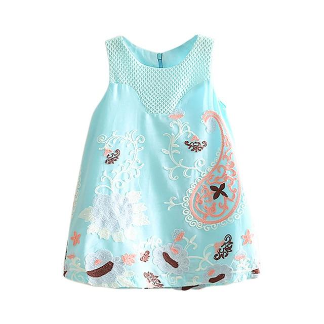 Embroidery Tank Dress