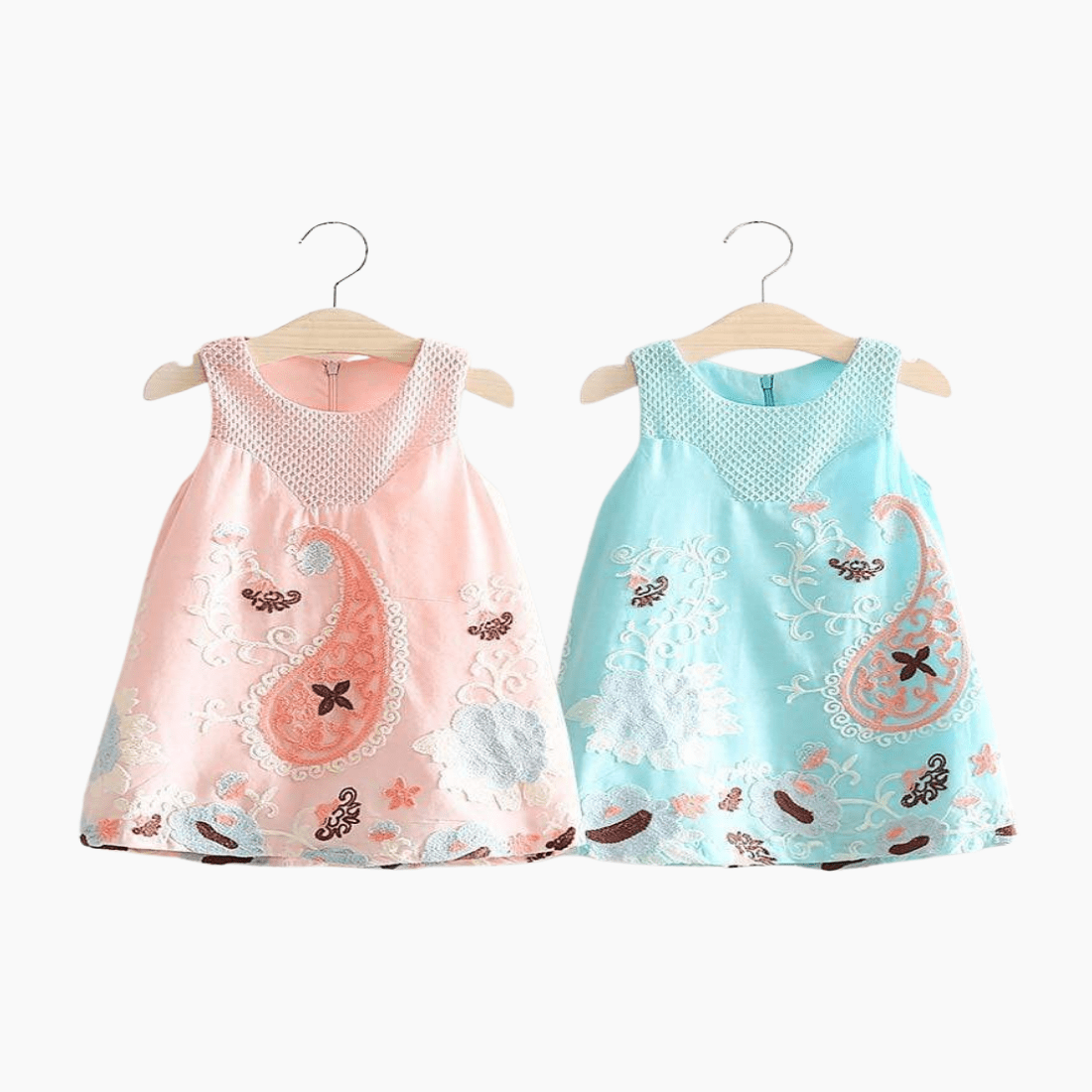 Embroidery Tank Dress