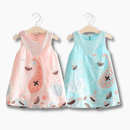 Embroidery Tank Dress
