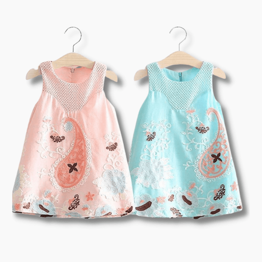 Embroidery Tank Dress