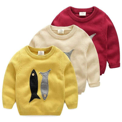 Fish Print Sweatshirt