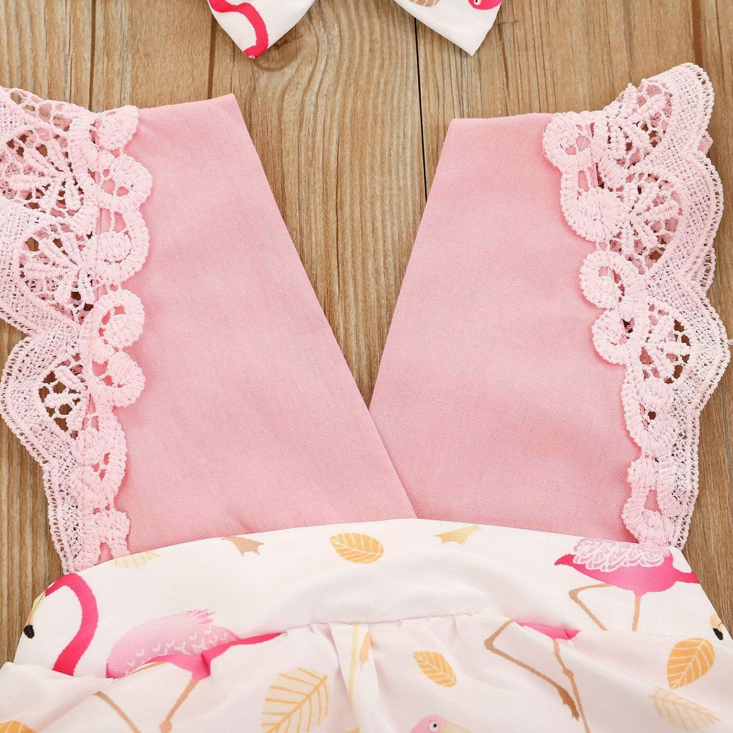 Flamingo Printed Romper