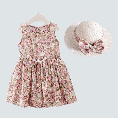 Floral Girl Sleeveless Dress