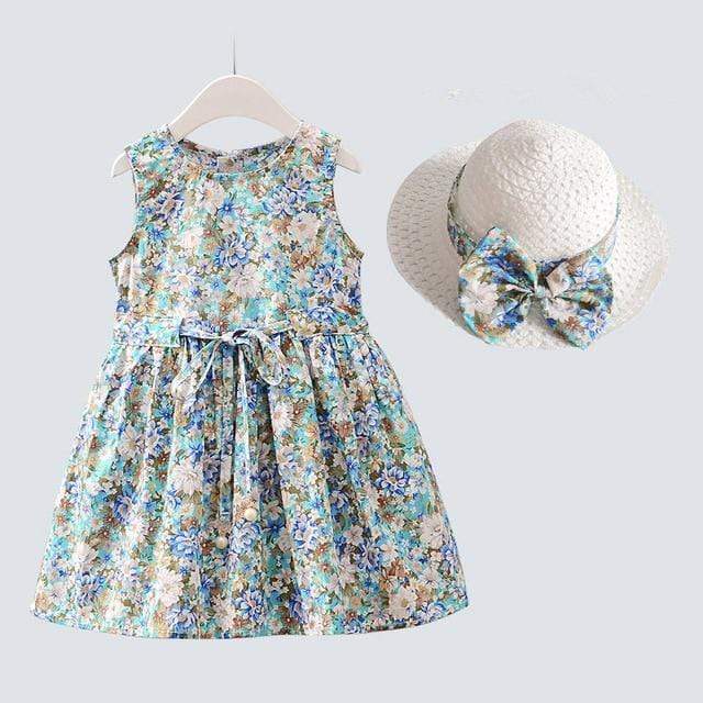 Floral Girl Sleeveless Dress