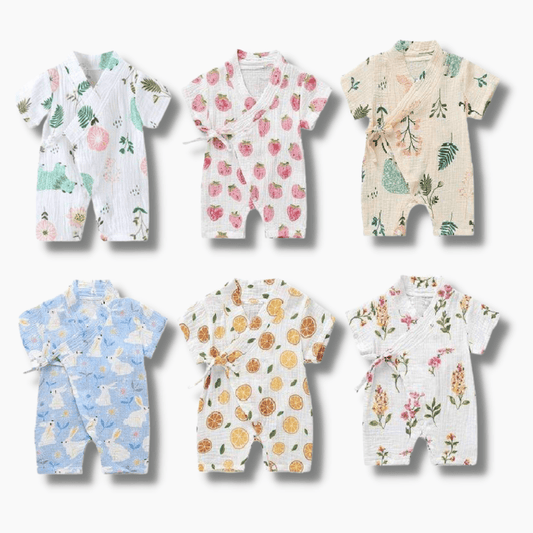 Floral Kimono Rompers