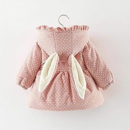 Floral Rabbit Ears Hoodie