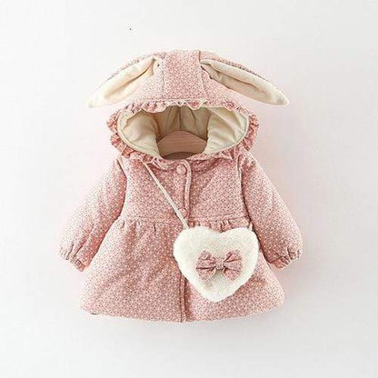 Floral Rabbit Ears Hoodie