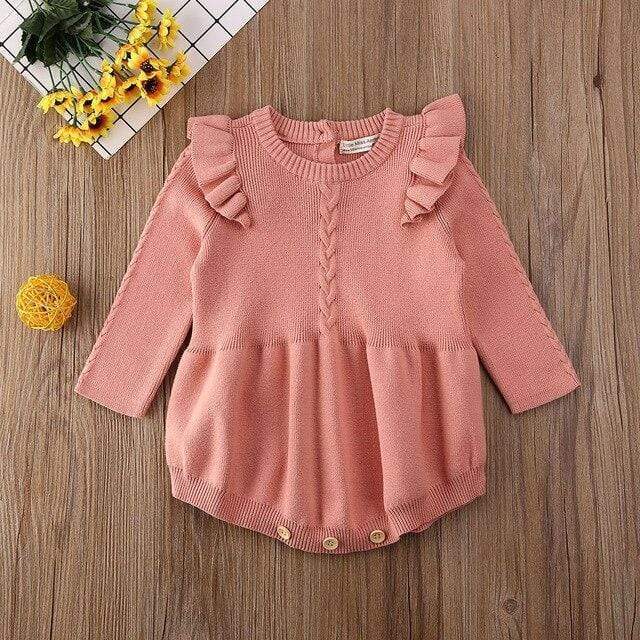 Knitted Baby Rompers