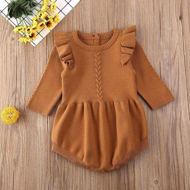 Knitted Baby Rompers
