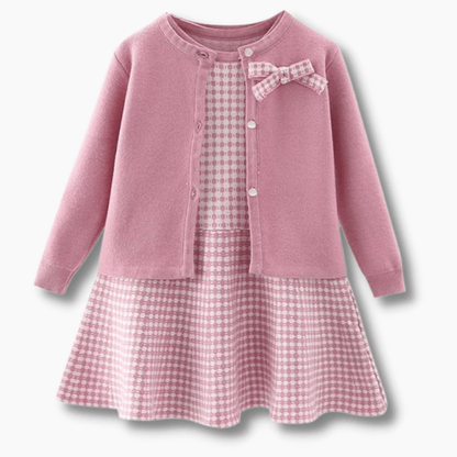 Knitted Cardigan And Dress