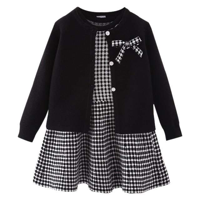 Knitted Cardigan And Dress