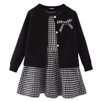 Knitted Cardigan And Dress