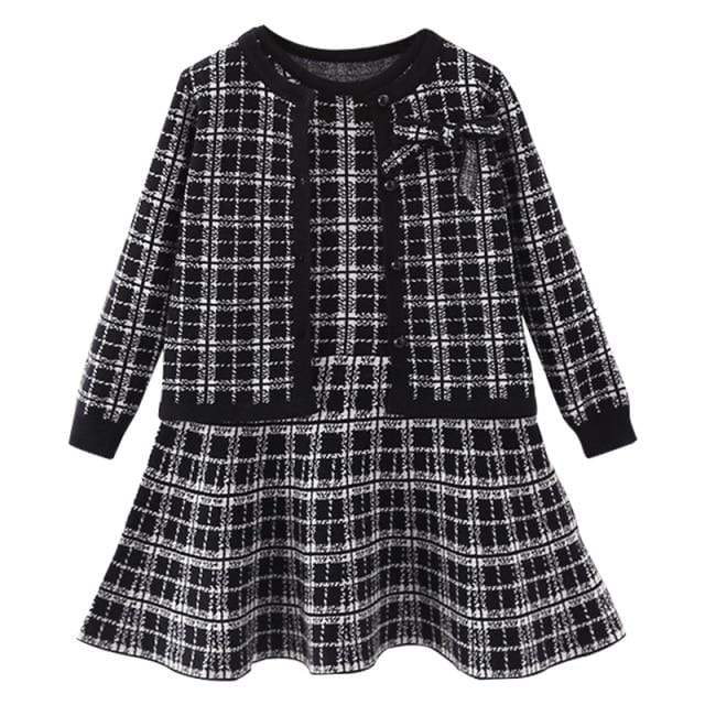Knitted Cardigan And Dress