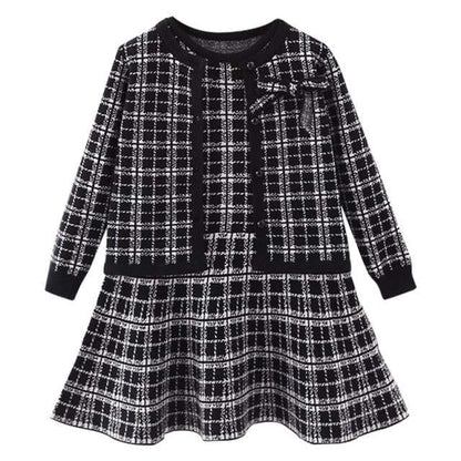 Knitted Cardigan And Dress