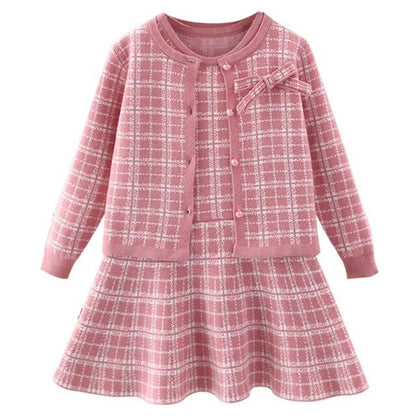 Knitted Cardigan And Dress